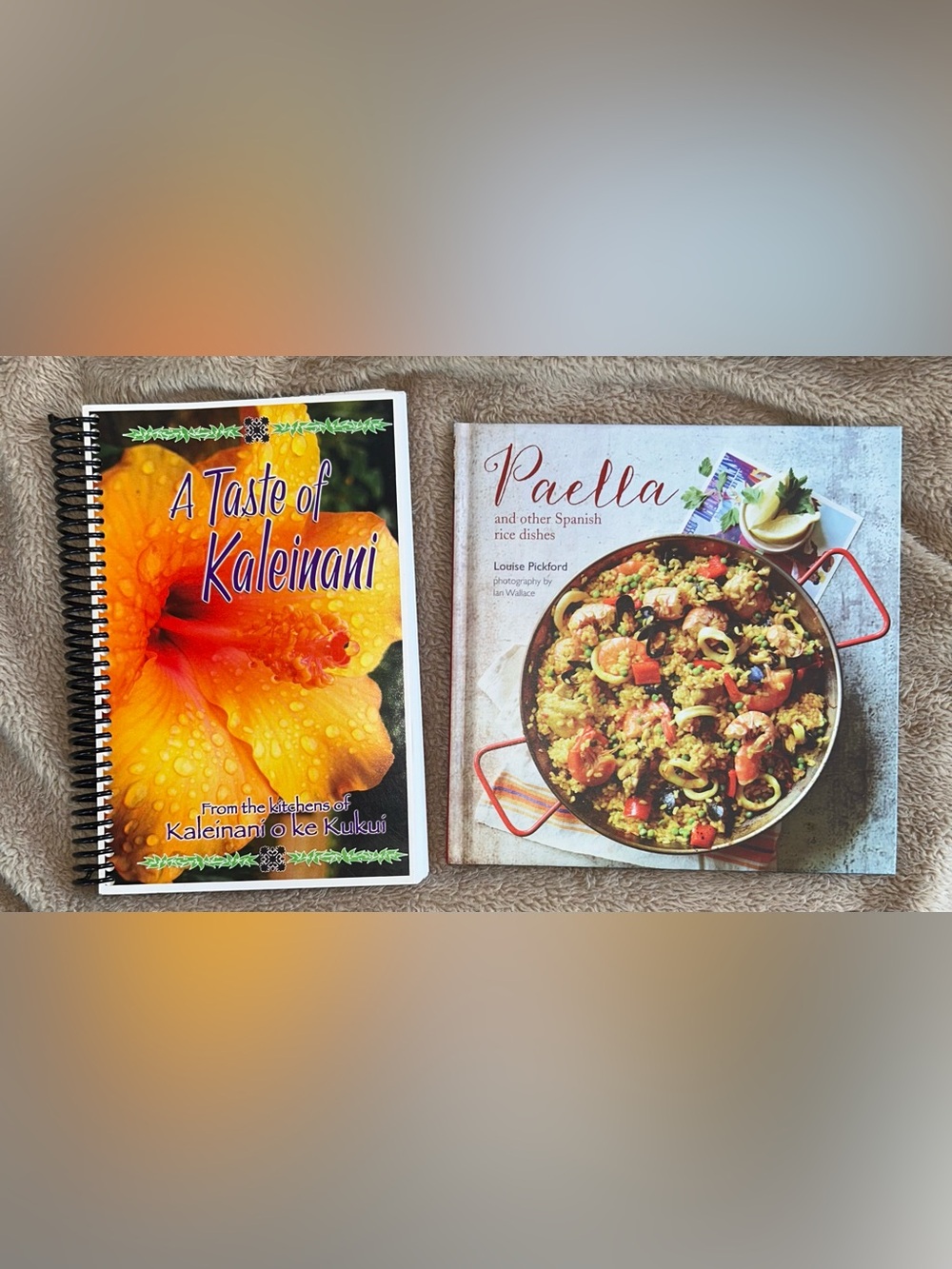 2 new interesting global cookbooks Spanish Paella and Hawaiian homemade